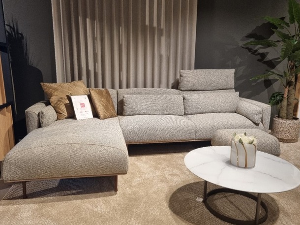 Jori design salon Eden met chaise longue en poef - 0